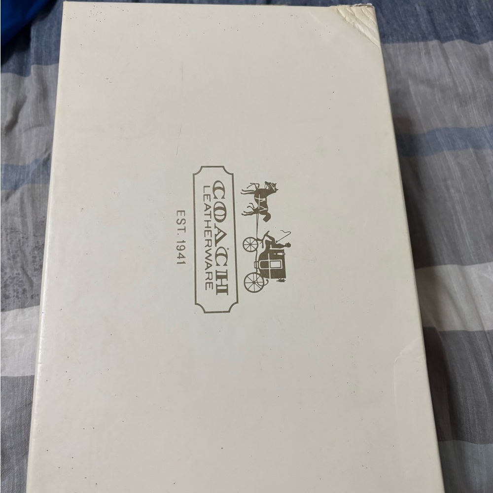 Coach Cream Shoe Box